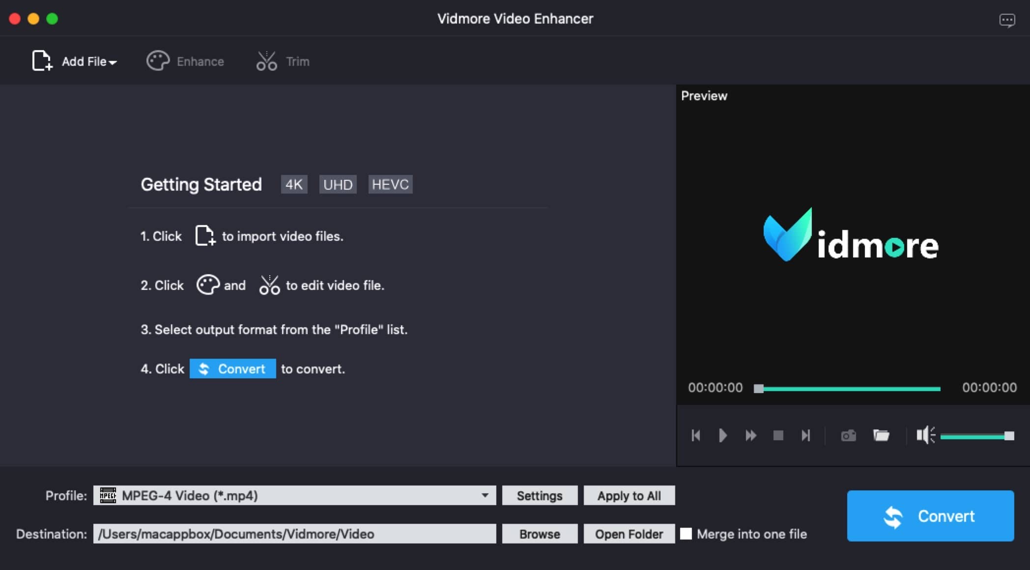 Vidmore Video Enhancer 1.0.10 for mac Ƶʽת_վ