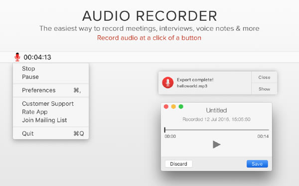 Audio Recorder Mac