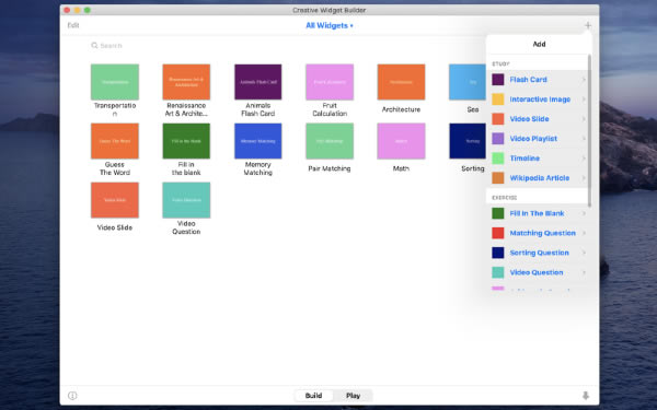 Creative Widget Builder Mac